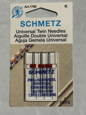 SCHMETZ Twin (130/705 H ZWI BR) Sewing Machine Needles 