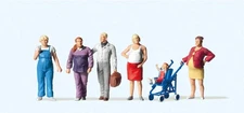 Preiser HO Scale 10550 – Pedestrians, Pregnant Women (5-Pack, Hand-Painted Figur