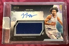 ‼️2024 Topps 3 Basketball Jacob Toppin Jersey Patch On Card Auto #42/49 Rookie