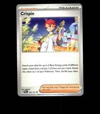 Crispin - 105/131 - Prismatic Evolutions - Non Holo Near Mint Pokemon Card