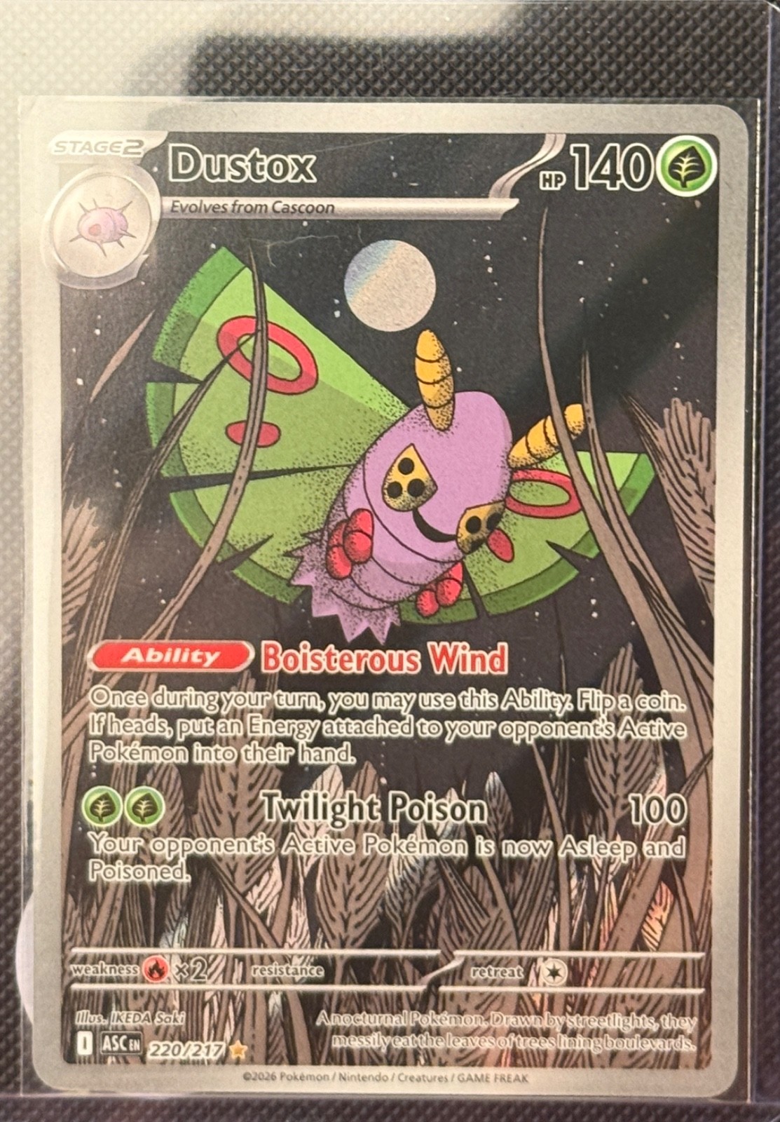 Pokemon Dustox 220/583 Ascended Heroes NM HOLO