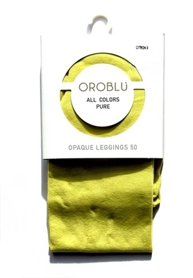 Oroblu All Colors Pure Opaque Leggings 50 Den Size S/M Color Citron 9 - Bild 1 von 4