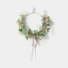 Spring Floral Asymmetrical Wreath - Threshold