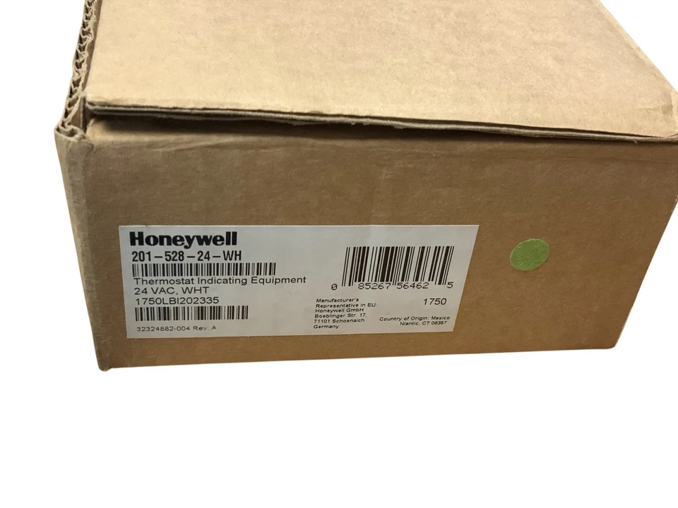 Honeywell Inncom E7 Smart Digital Thermostat SKU:201-528-24-WH White Trim - Image 2 of 2