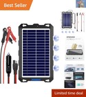 Müheloses Laden mit 7,5W Solar Batteriehalter - 12V Smart Charger