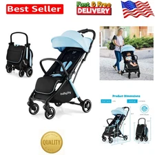 Lightweight Baby Stroller, Compact Travel Stroller for Airplane, Infant Toddl...