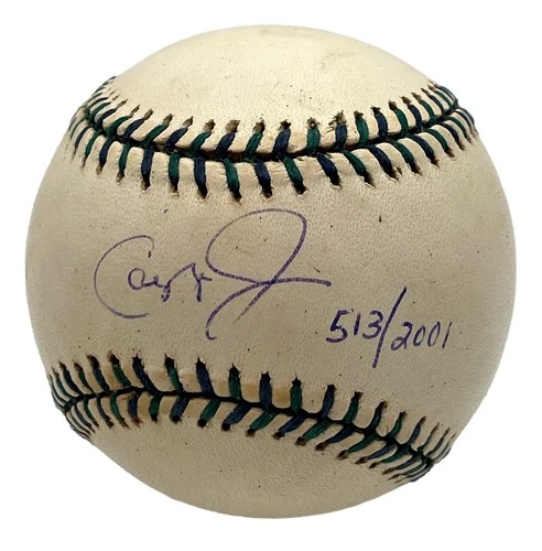 Cal Ripken JR. HOF Signed/Auto 2001 All-Star Game Baseball Orioles MLB 205352