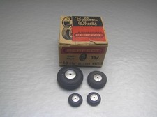 PERFECT Balloon Wheels Model Airplane Rubber Tire set with Original Box