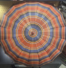 Bilt-Well Fifth Ave New York Parasol Umbrella Acrylic Handle Vintage 32  Round