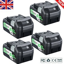 4x 18V/36V 6.0Ah For Metabo BSL36B18 MultiVolt Battery BSL36A18 for&nbsp;HiKOKI