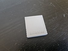 Official Nintendo Gamecube Memory Card OEM 59 Blocks DOL-008 Gray Tested