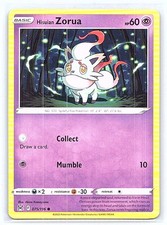 HISUIAN ZORUA 075/196 LOST ORIGIN POKEMON TCG CARD