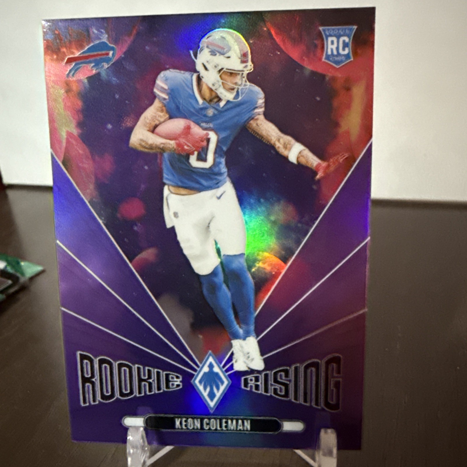 2024 Panini Phoenix - Rookie Rising Keon Coleman #RR-KCN Purple (RC)