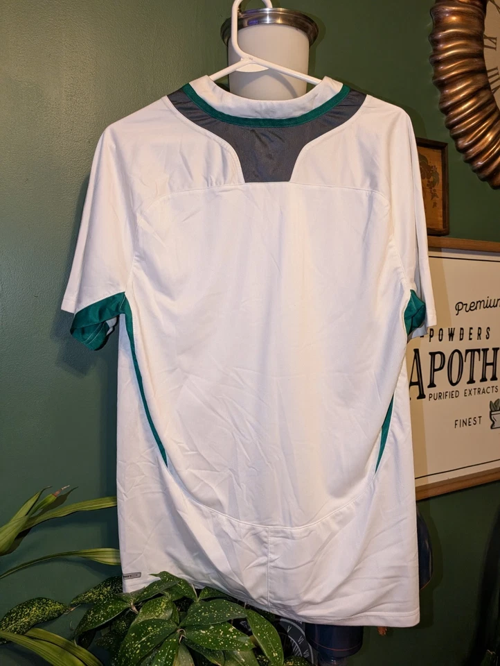 IRISH IRFU RUGBY JERSEY SHIRT AWAY HOME Y2K SOCCER PUMA WALES VINTAGE Large - Image 2 of 4