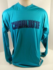 2015-16 Charlotte Hornets Troy Daniels #30 Game Used Teal Blue Shooting Shirt 9