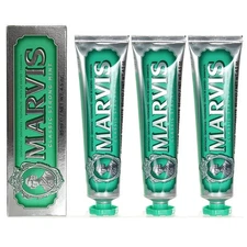 Marvis Classic Strong Mint 4.5oz/85ml NEW IN BOX SET OF 3