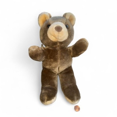 Vintage Animal Fair Brown Teddy Bear Plush Stuffed Animal 11  Inches