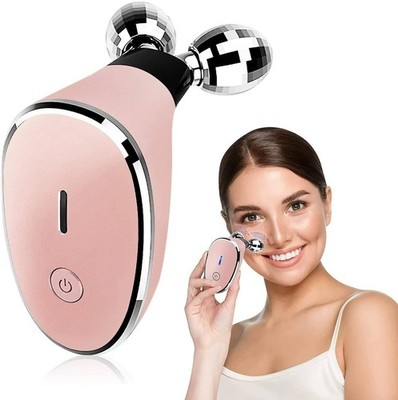 3D Roller EMS Microcurrent Face Bio Skin Tightening Firm Facial Beauty Machine