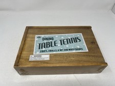 NPW Dining Table Tennis Game in wood storage box sealed
