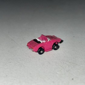 Micro Machines Insiders 1989 Pink Ferrari Daytona Spyder Ultra Small Mini Car