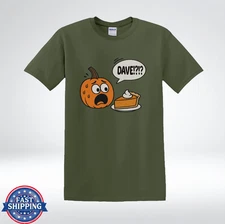 Pumpkin Pie Dave Funny Random Humor Thanksgiving Fall Gift T-Shirt