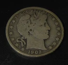 1902 s Barber Half Dollar