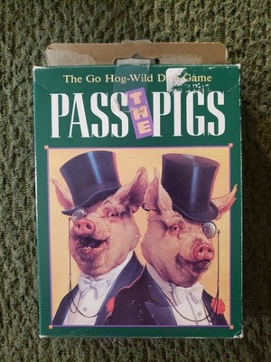 Pass The Pigs: The Go Hog-Wild Dice Game - Milton Bradley Game