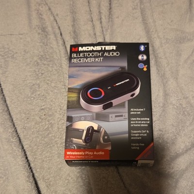 Monster Bluetooth Audio Receiver Kit Wireless Audio Siri Google Hands-Free