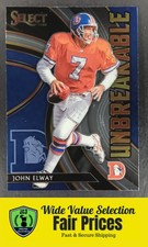 2020 Panini Select Unbreakable John Elway #U19 Denver Broncos Football Card