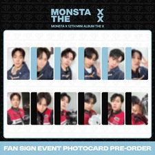 [PreSale] MONSTA X 13th Mini Album THE X Withmuu 4th Meet & Call Photocard KPOP