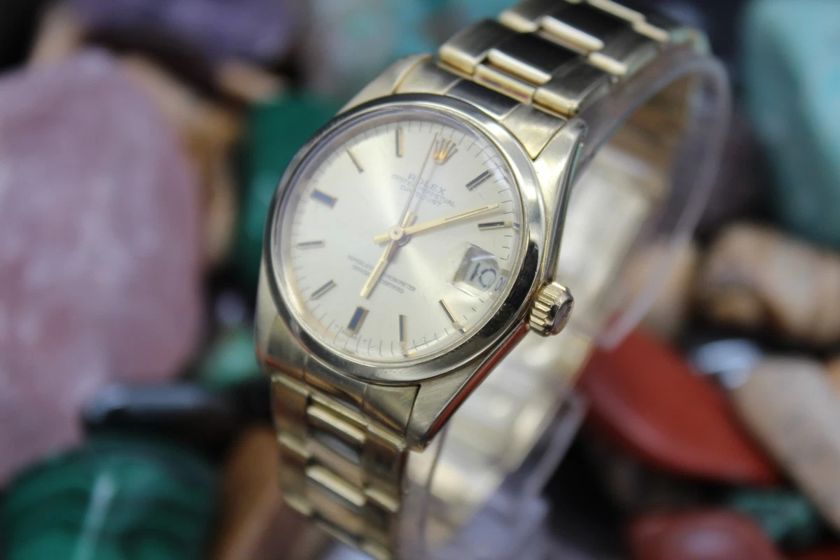 C. 1978 ROLEX Oyster Perpetual DATEJUST President Ref. 6824 14K
