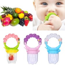 Baby Feeding Dummy Nibbles Weaning Nutrition Pacifier Fresh Food Fruit Feeder