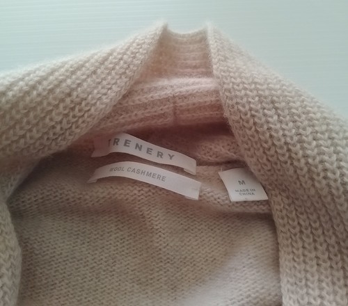 Trenery Womens Beige Wool Cashmere Blend Long Sleeve Long Cardigan Size M - Picture 5 of 11