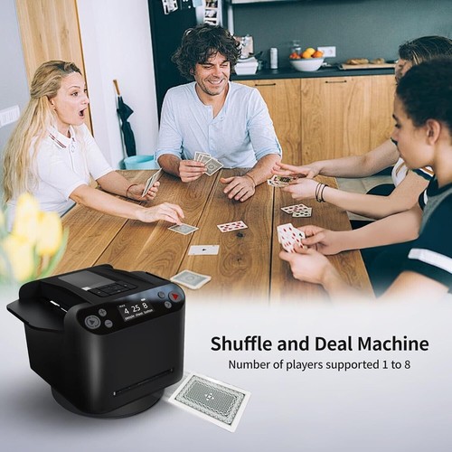 Automatic Card Shuffler and Dealer Machine Touch Control Deal Poker Sorter - Picture 19 of 22
