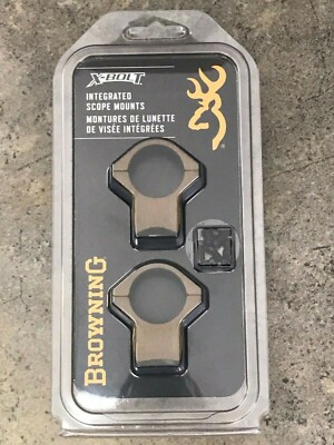 Browning Integrated Scope Mount System 12532 for X-Bolt 1'' Med Bronze Cerakote