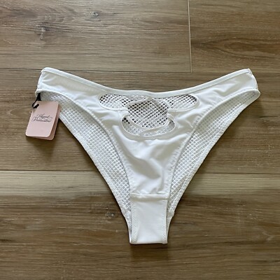 Agent Provocateur Hatty White Bikini Bottom AP4/US8 NEW