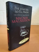 MAGNUS MAGNUSSON I've Started So I'll Finish - 1st 1997 d/j SIGNED! - w