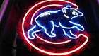 Chicago Cubs 2016 World Series Baseball 17"x17" Neon Sign Light Lamp Real Glass