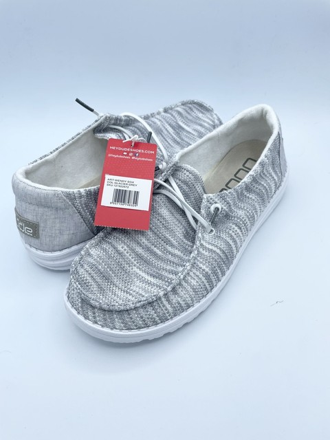 Hey Dude Womens Wendy Sox Glacier Grey 