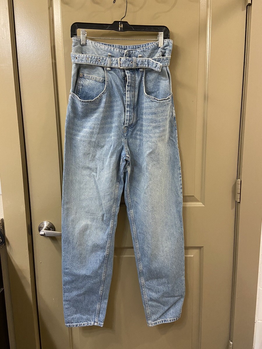 デニム・ジーパン ISABEL MARANT ETOILE MARANT ETOILE Jeans isabel marant etoile high rise blue wash belt jeans sz 36