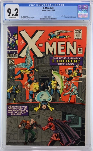X-MEN #20 1966 CGC GRADE 9.2  OFF WHITE PAGES