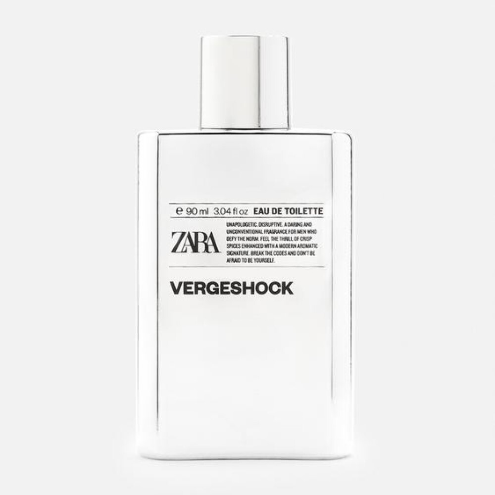 Zara Verge Shock Cologne for Men EDT Eau De Toilette 90 ML (3.04