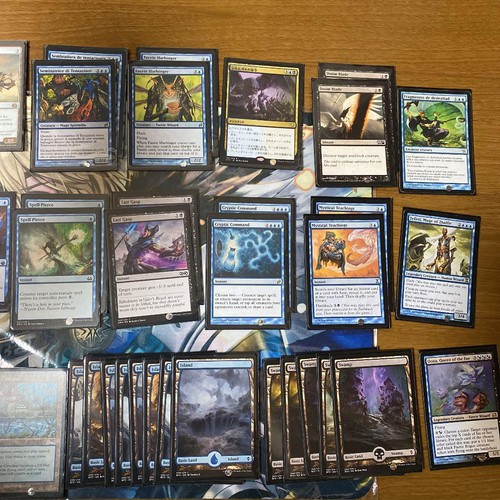 Magic: The Gathering MTG tcg trading card lot Fairy blue-black cancel Deck - Picture 4 of 8