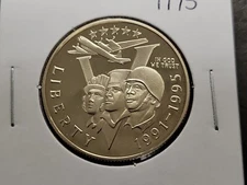 1991-95 WWII Commemorative Half Dollar PROOF Coin NICE CLAD