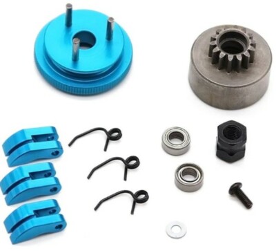 Schwungrad + Kupplung +14T Zähne Kupplungsglocke & Lager Satz für 1/8 Nitro Motoren