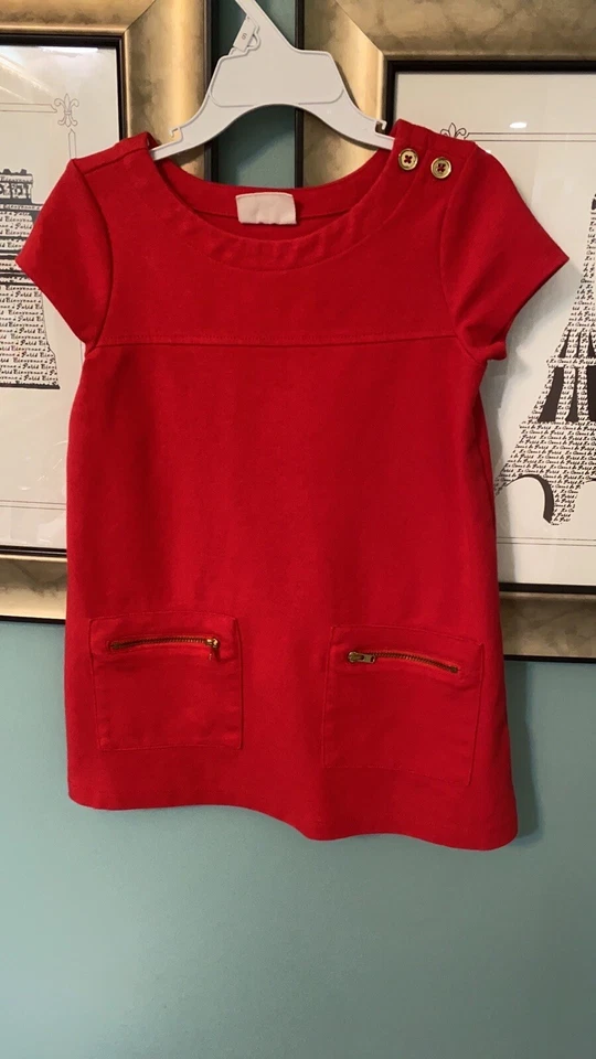 vestido vermelho. crazy 8. tamanho 4 - Imagem 2 de 4