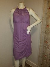 Davids Bridal Beautiful Formal Prom Cruise Wedding Lilac Purple Summer Dress 16
