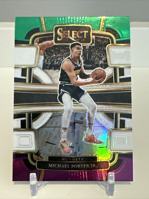 2023-24 Panini Select Michael Porter Jr. #23 Green White Purple 