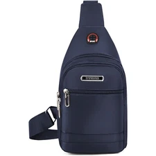 Chest Sling Bag Sports Travel Cross Body Bag Backpack Pouch for Men Women