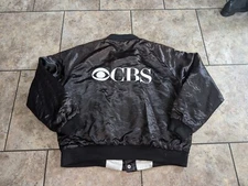 Vintage CBS Satin Jacket Xl